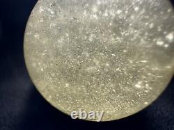 Perle en verre du désert libyen BEAD ROUND Énorme sphère pierre précieuse météorite tectite 26.61mm