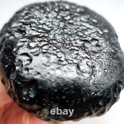 SUPER GRANDE TEKTITE 1 289 ct. TAILLE RARE IMPACT DE MÉTÉORITE ASTÉROÏDE NATUREL #67328