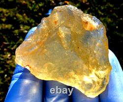 Specimen d'impact de météorite en verre du désert libyen (400 crt) Super Gem AAAA