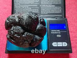 Tektite Philippinite Rare large 200g Bicolite Meteorite Impact Glass Deep Groove <br/>
 - Tektite Philippinite Rare gros 200g Bicolite météorite Verre d'impact Rainure profonde