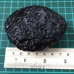 Tektite indochinite roche spatiale impactite météorite pierre précieuse de 182 G.