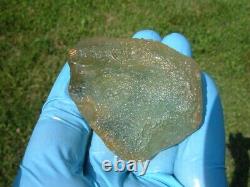 Verre de météorite du désert libyen spécimen d'impact de tectite (425 crt) Super Gem AAAAA